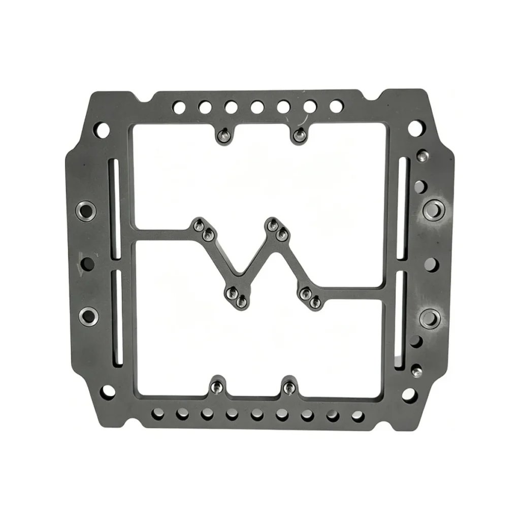 CNC Milled Aluminum Fixture Frame Plate