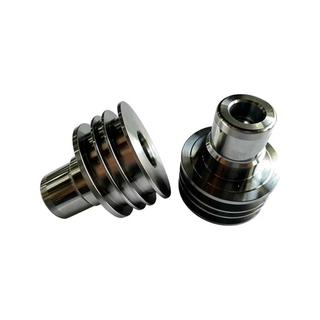 CNC Turned Steel Multi-Groove Pulley